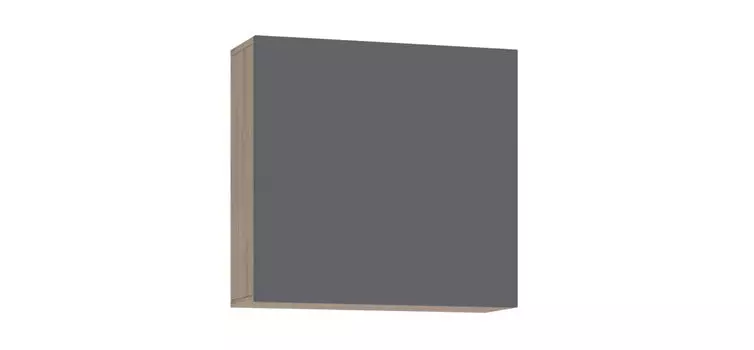 Шкаф BOSS QUADRO 60*60 Дуб Денвер Трюфель, Графит софт