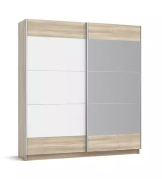 Шкаф-купе BOSS-200 Сонома, Белый