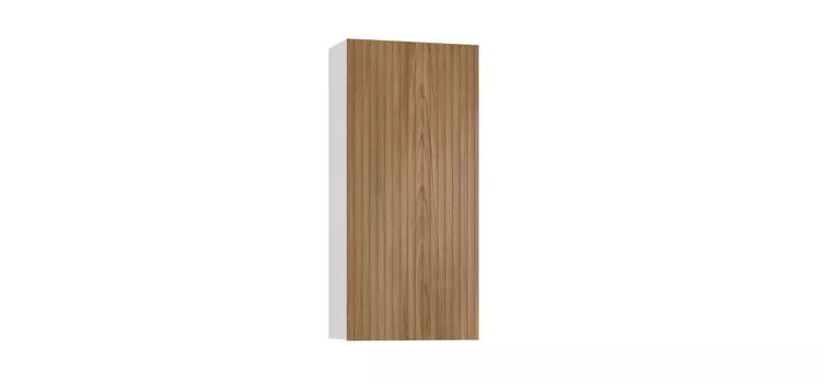 Шкаф навесной BOSS MILLING 40 Белый снег, Дуб американский