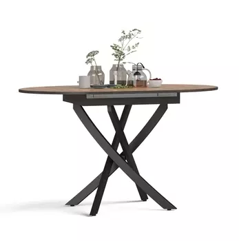 Стол Boss One NEW Дуб вотан, Черный