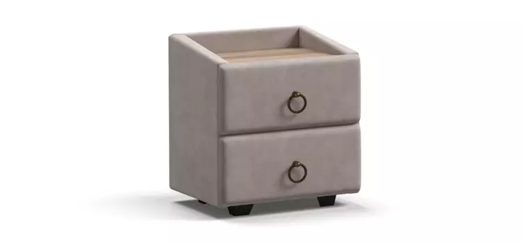 Тумба BOSS CLASSIC Monolit латте, Вяз натуральный