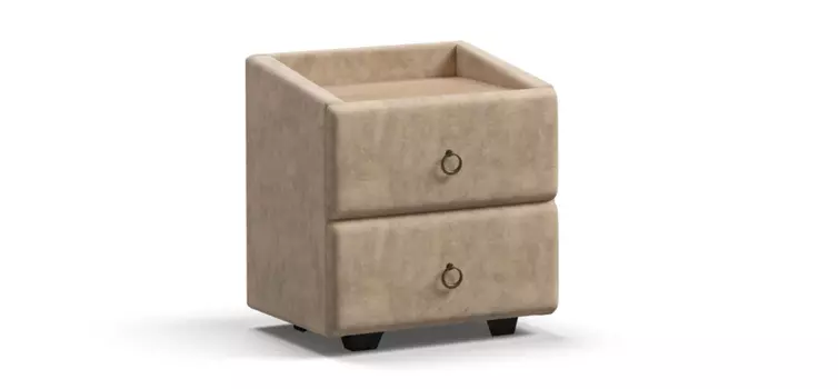 Тумба BOSS CLASSIC Велюр Royal шампань NEW, Орех Селект