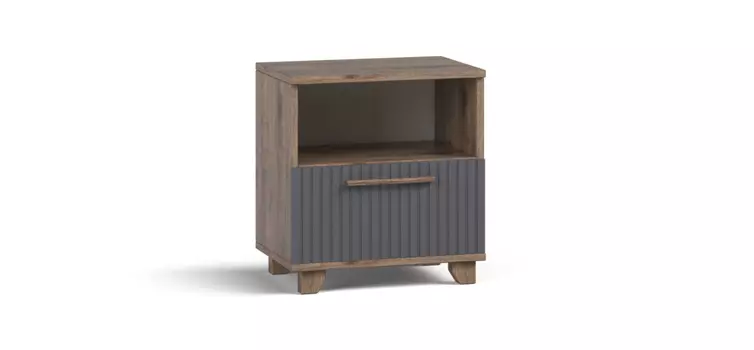 Тумба OLAF NEW Самдал, Камень серый