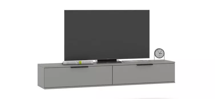 Тумба TV BOSS STANDART Шиншилла серая