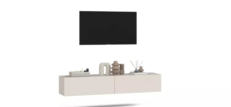 ТВ Тумба BOSS STANDART 140 Кашемир серый