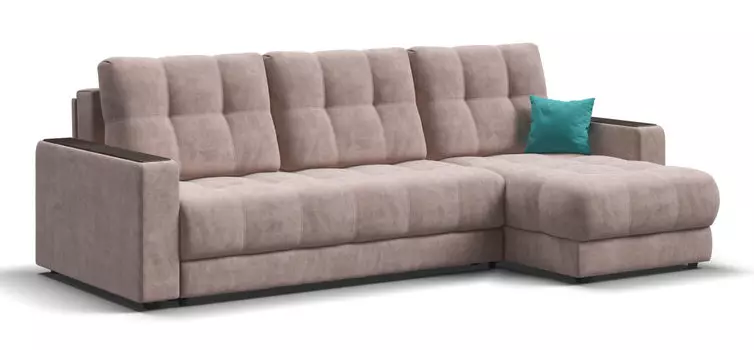 Угловой диван BOSS 3.0 Classic XL Велюр Royal пион NEW