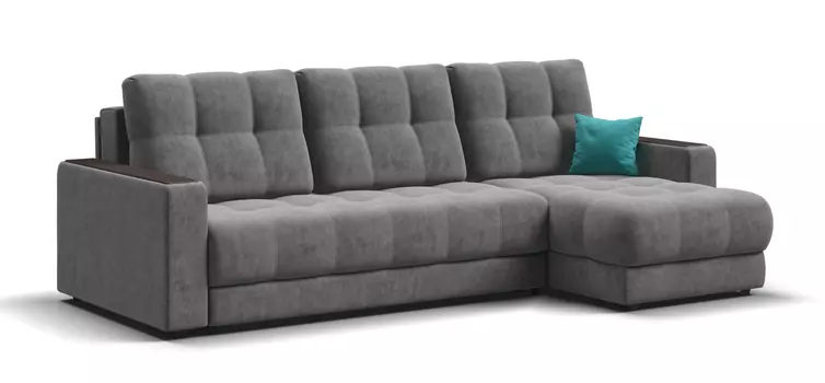 Угловой диван BOSS 3.0 Classic XL Велюр Royal стоун