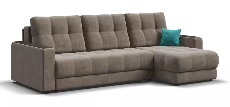 Угловой диван BOSS 3.0 Classic XL Велюр Royal тауп NEW