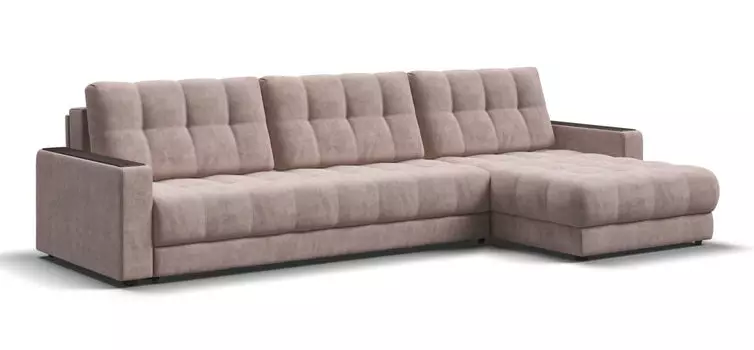 Угловой диван BOSS 3.0 MAX Велюр Royal пион NEW