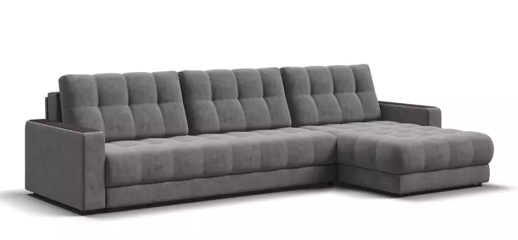 Угловой диван BOSS 3.0 MAX Велюр Royal стоун