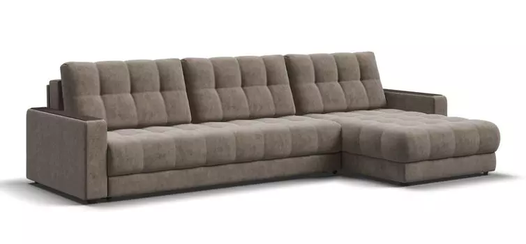 Угловой диван BOSS 3.0 MAX Велюр Royal тауп NEW