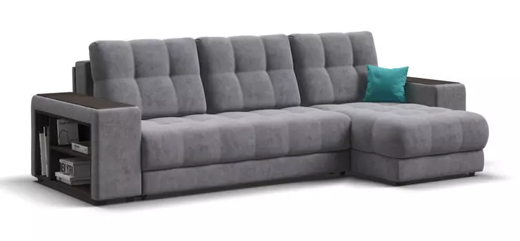 Угловой диван BOSS 3.0 XL Велюр Роял агат