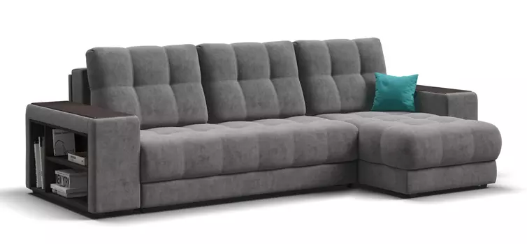 Угловой диван BOSS 3.0 XL Велюр Royal стоун