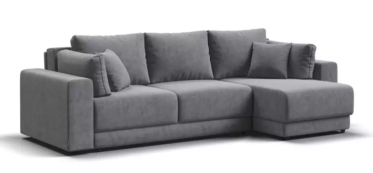 Угловой диван Босс Прайм ХЛ Велюр Роял агат