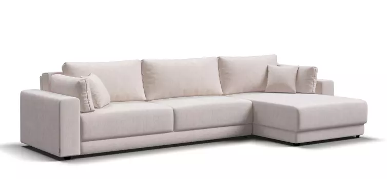 Угловой диван Босс Прайм Макс Вельвет CORD бежевый