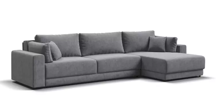 Угловой диван Босс Прайм Макс Велюр Роял агат