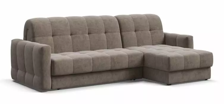 Угловой диван BOSS Sleep 140 Велюр Royal тауп