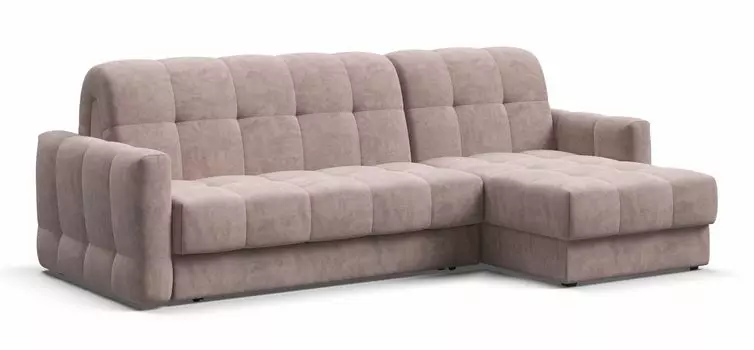 Угловой диван BOSS Sleep 140 Велюр Royal пион