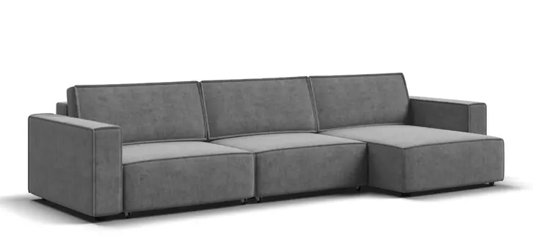 Угловой диван BOSS SOFT MODOOL MAX Велюр Royal стоун