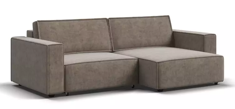 Угловой диван BOSS SOFT MODOOL Велюр Royal тауп NEW