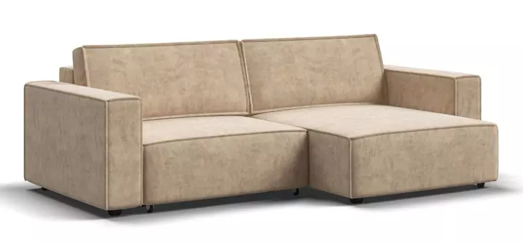 Угловой диван BOSS SOFT MODOOL Велюр Роял шампань