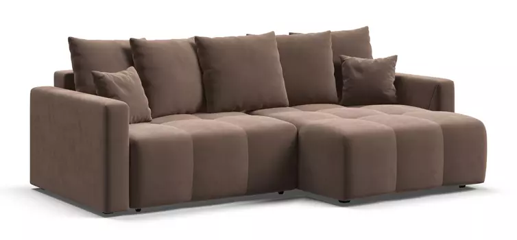 Угловой диван BOSS TREND Велюр Monolit мокко