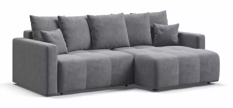 Угловой диван BOSS TREND Велюр Роял агат