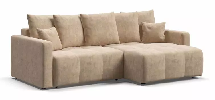 Угловой диван BOSS TREND Велюр Роял шампань