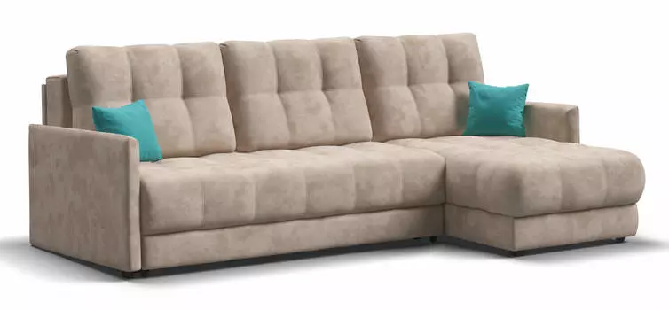 Угловой диван BOSS XL LOFT SE велюр Alkantara пепел