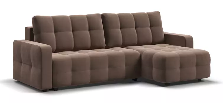 Угловой диван Dandy euro SE велюр Monolit мокко