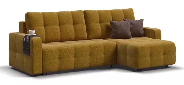 Угловой диван Dandy SE рогожка Malmo мёд