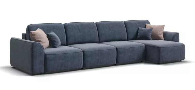 Угловой диван KING MODOOL MAX Велюр royal топаз NEW