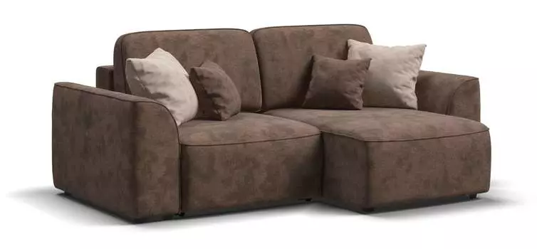 Угловой диван KING MODOOL Велюр Alkantara шоколад