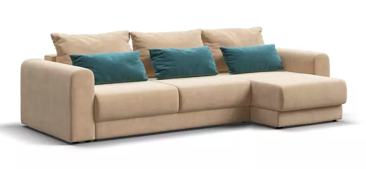 Угловой Диван Ричмонд SE Monolit санд, Monolit зеленый