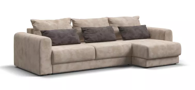 Угловой Диван Ричмонд SE Велюр Alkantara пепел