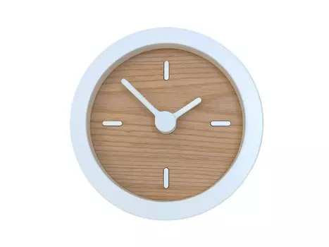 Часы Кудо 16 Wood White