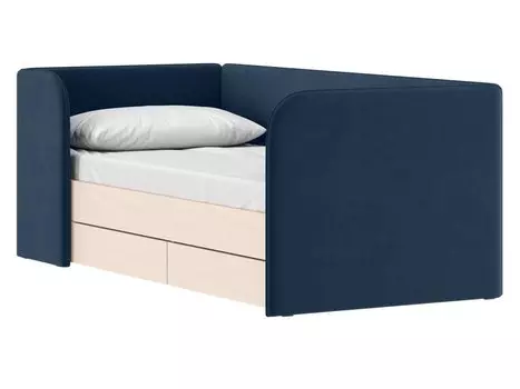 Детская кровать Модди 90 Velvet Navy Blue