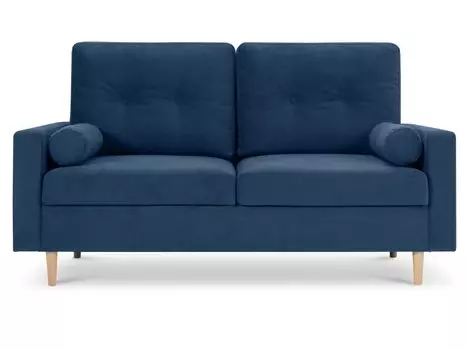 Диван прямой Динс Мини Velvet Navy Blue
