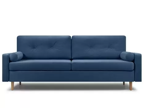 Диван прямой Динс Velvet Navy Blue