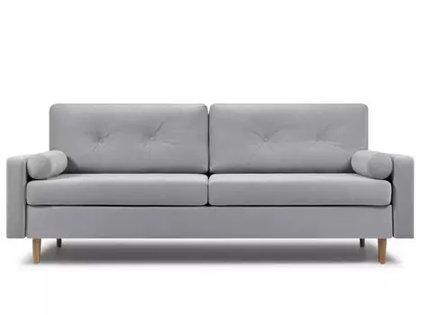 Диван прямой Динс Velvet Silver