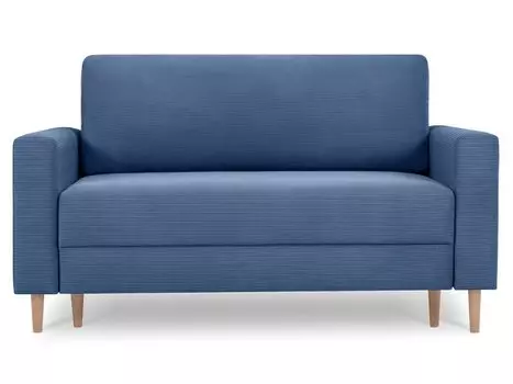 Диван прямой Инес Vertical Blue