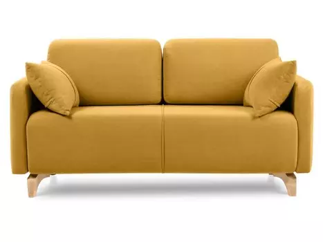 Диван прямой Льери Мини Velvet Yellow