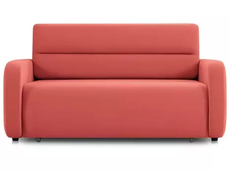 Диван прямой Лесли Velvet Red