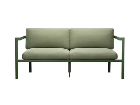 Диван садовый Lotus Textile Olive