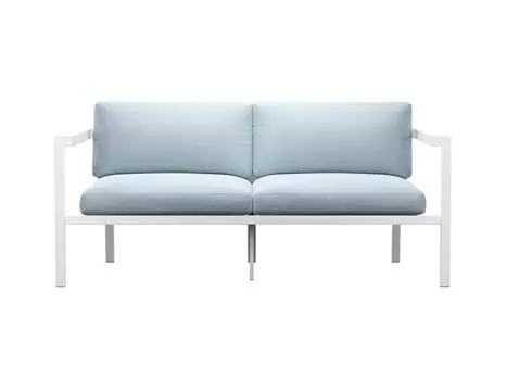 Диван садовый Lotus Textile Silver