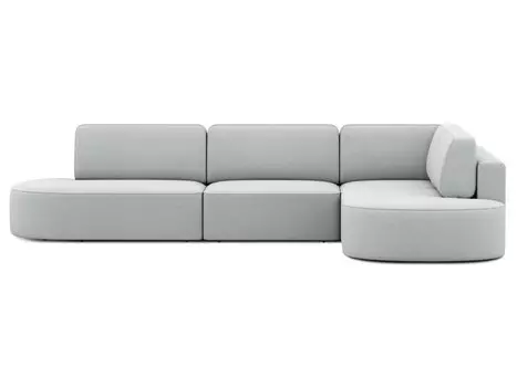 Диван модульный Спейс-М 3 Lazy Silver