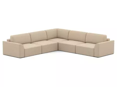 Диван модульный Спейс-М 4 Velvet Beige