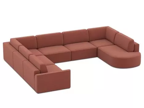 Диван модульный Спейс-М 6 Velvet Terra