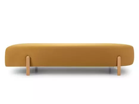 Диван прямой Альди-10 Textile Yellow