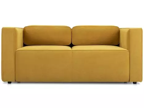 Диван прямой Аронт Мини Velvet Yellow